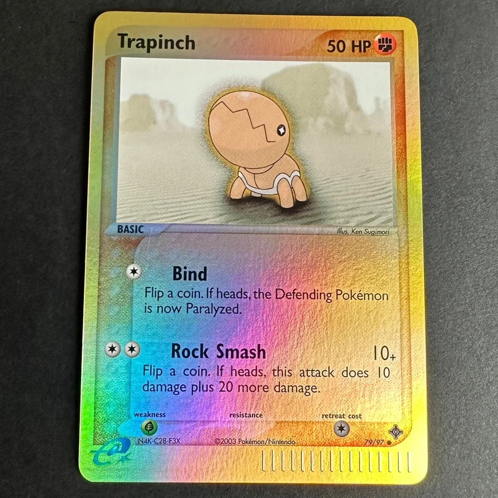 Pokemon TCG Trapinch 79/97 EX Dragon (DR) 79/97 Common Reverse Holo NM/LP